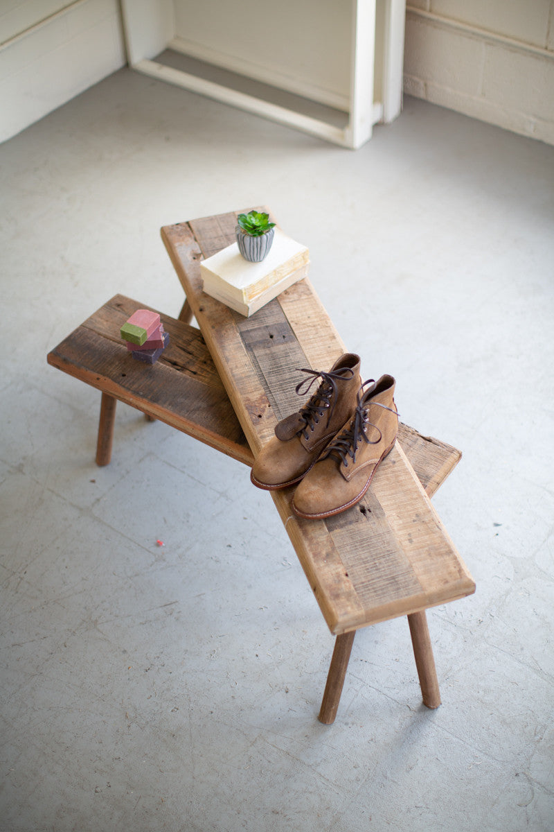 Recycled Wood Accent Tables