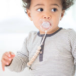 Oatmeal Pacifier Clip