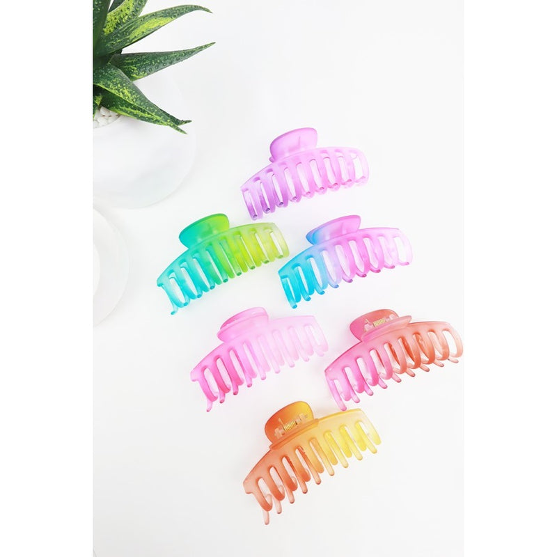 Tie Dye Large Hair Claw